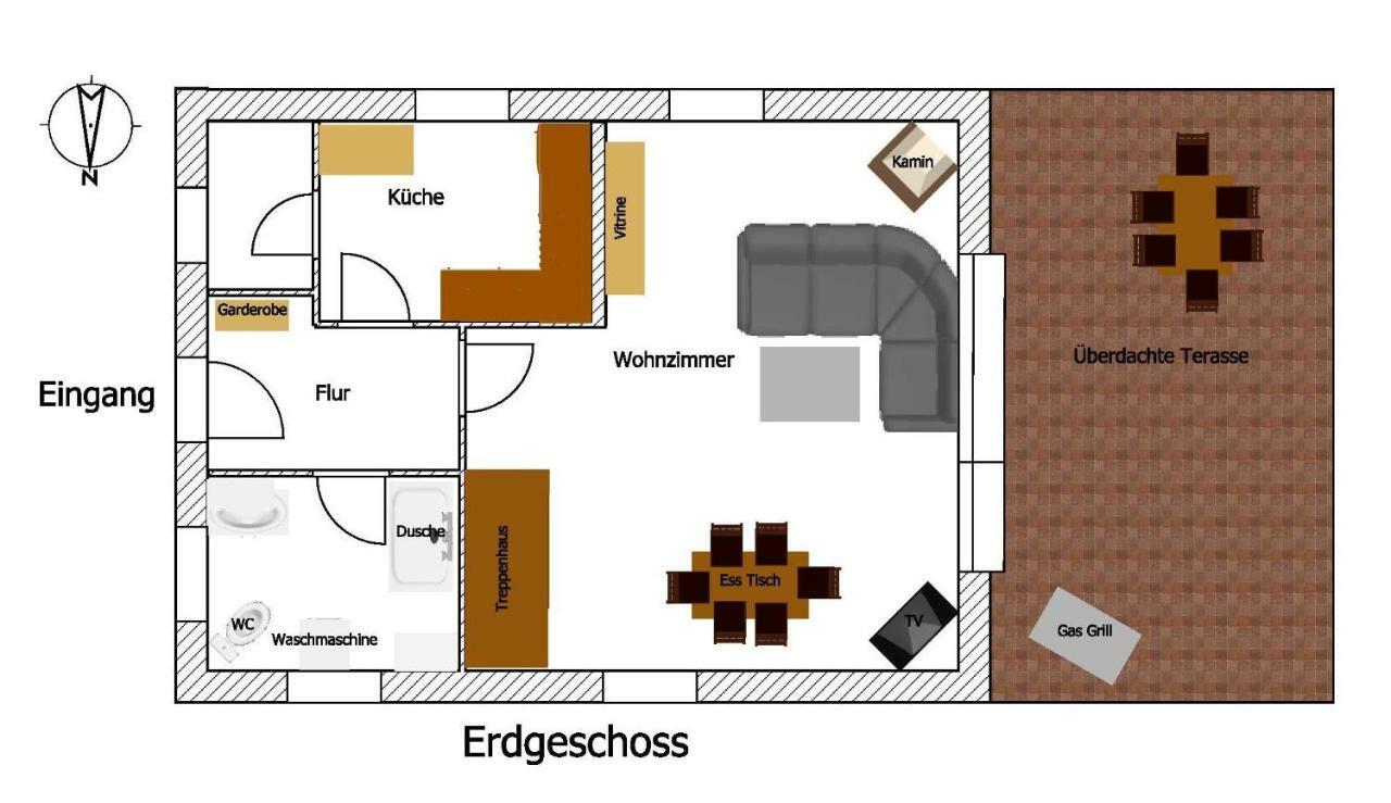 Ferienhaus Am Alfsee Rieste Bagian luar foto